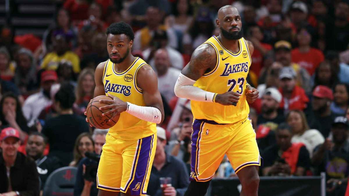 8868体育ESPN记者：湖人队内部人士暗示詹姆斯父子可能一起转投新球队